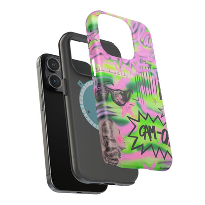MagSafe "green camo" airbrush iPhone case