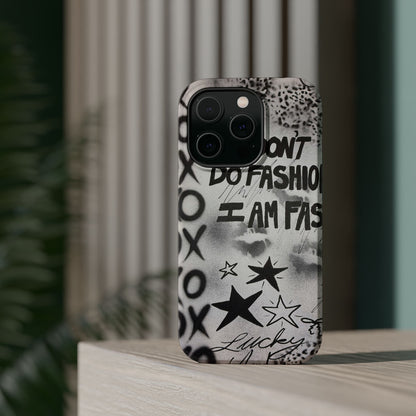 MagSafe "i am fashion" airbrush iPhone case