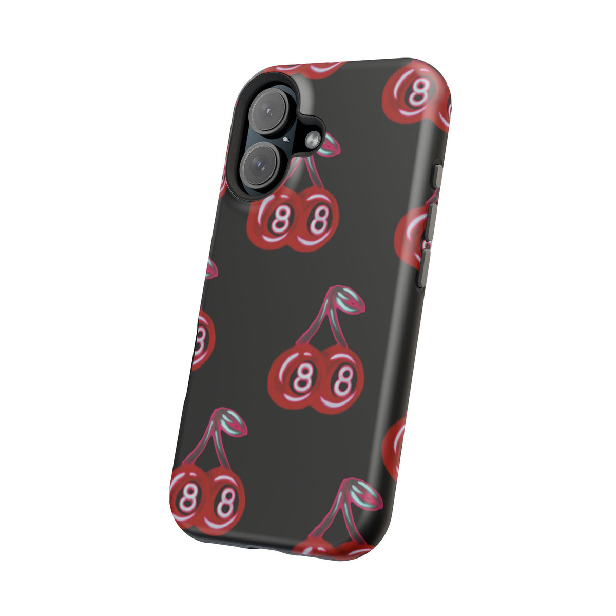 MagSafe "cami cherry" airbrush iPhone case