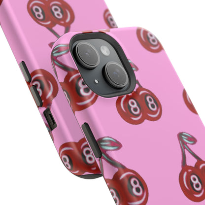 MagSafe "cami cherry pink" Airbrush iPhone Hülle