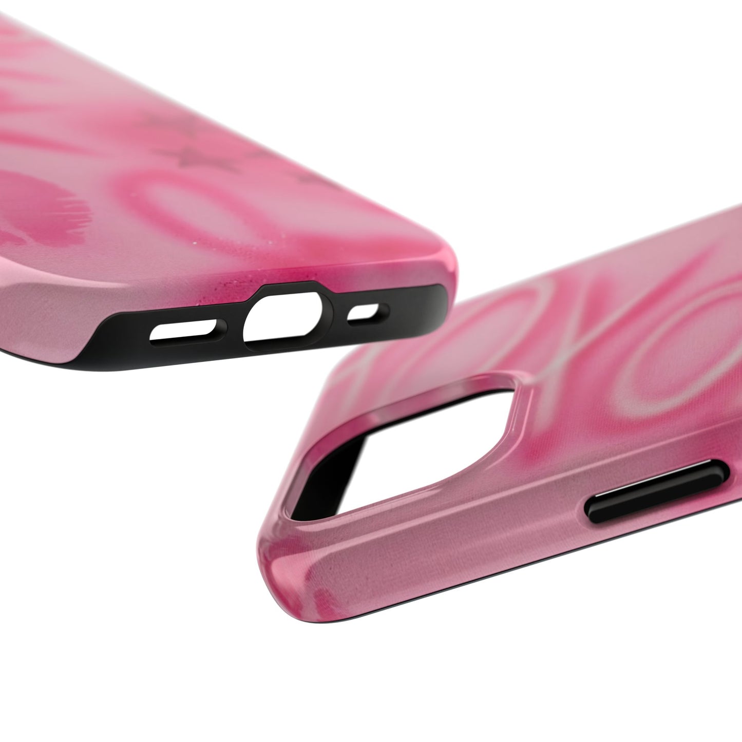 "perfectly pink" airbrush iPhone case