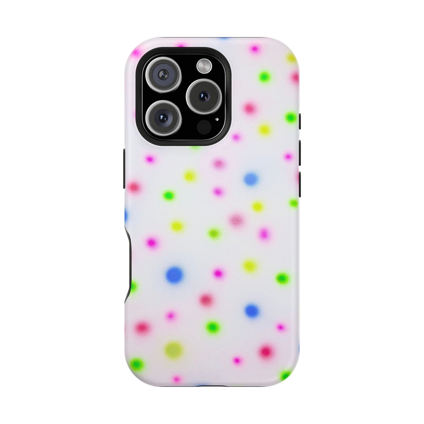 MagSafe "birthday cake polka dot" airbrush iPhone case