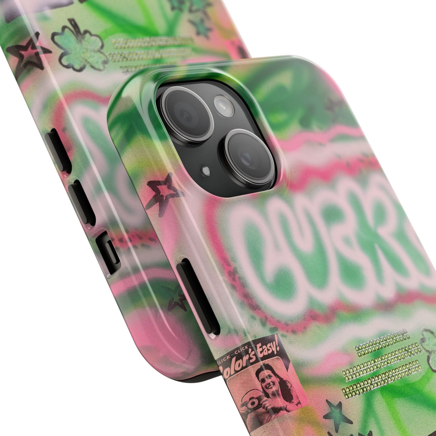 "so lucky" airbrush iPhone case