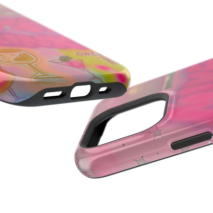 MagSafe "mixed drinks" airbrush iPhone case