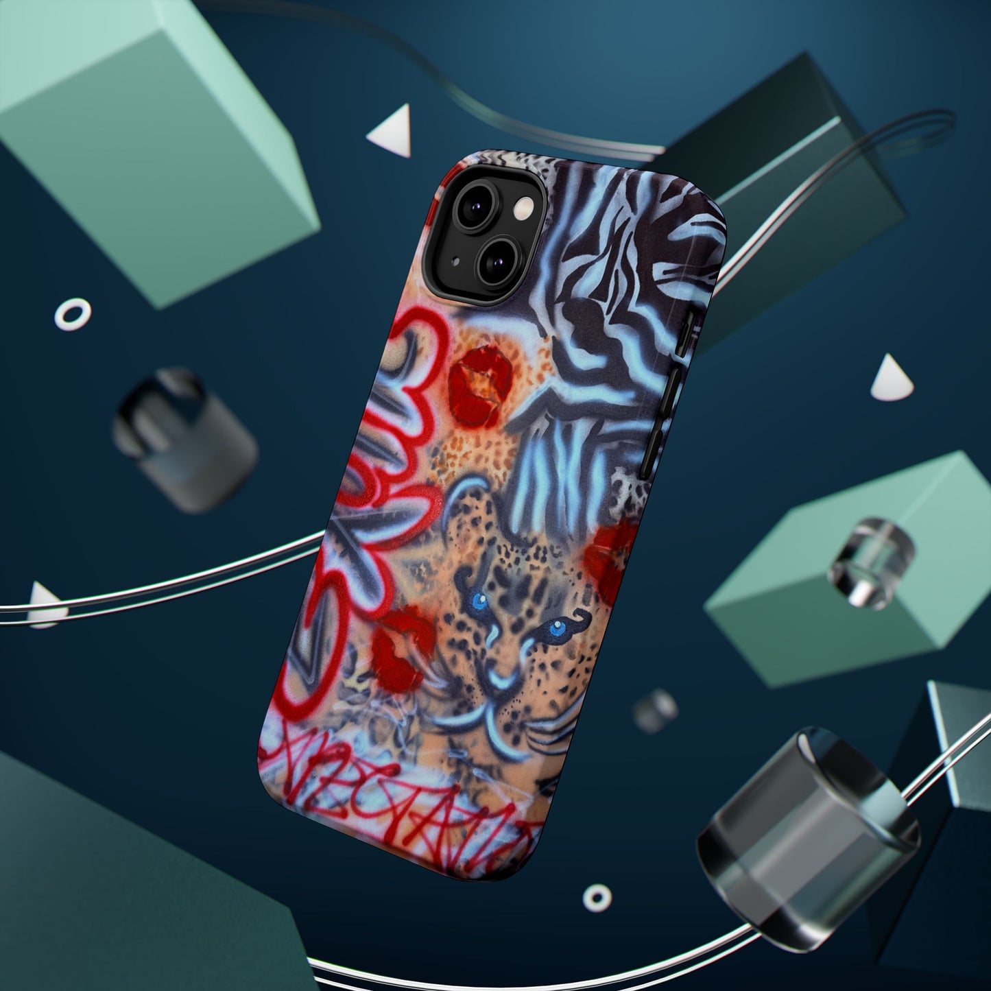 MagSafe "exotic expectations" airbrush iPhone case