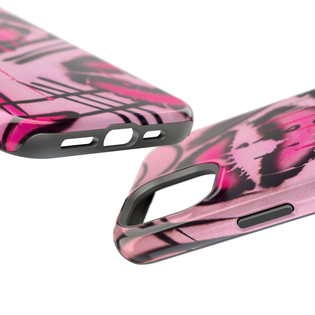 MagSafe "glossy pout" airbrush iPhone case