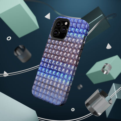 MagSafe "blue studs" airbrush iPhone case