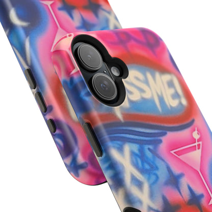 MagSafe "kiss me pt. 2" Airbrush iPhone Hülle