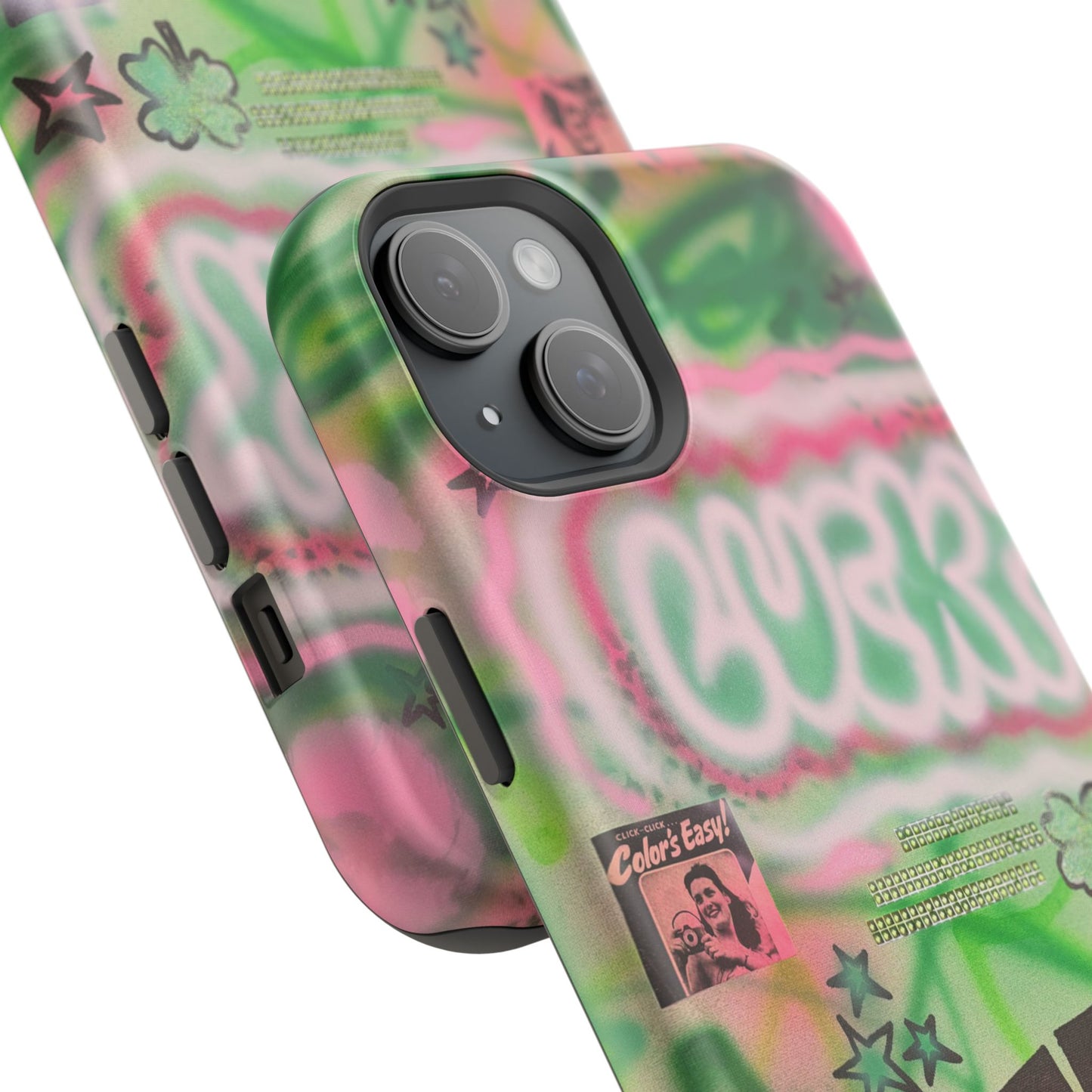 MagSafe "so lucky" airbrush iPhone case