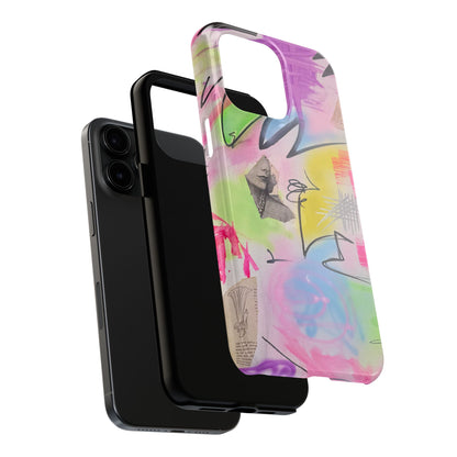 "pastel static" airbrush iPhone case