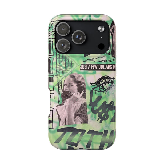 "lust over luck" airbrush iPhone case
