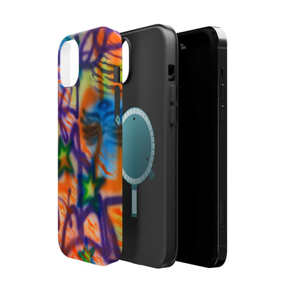 MagSafe "streetwear angel" airbrush iPhone case