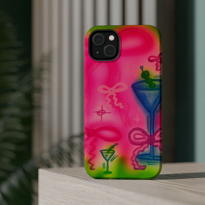 MagSafe „Bow Martini“ Airbrush-iPhone-Hülle