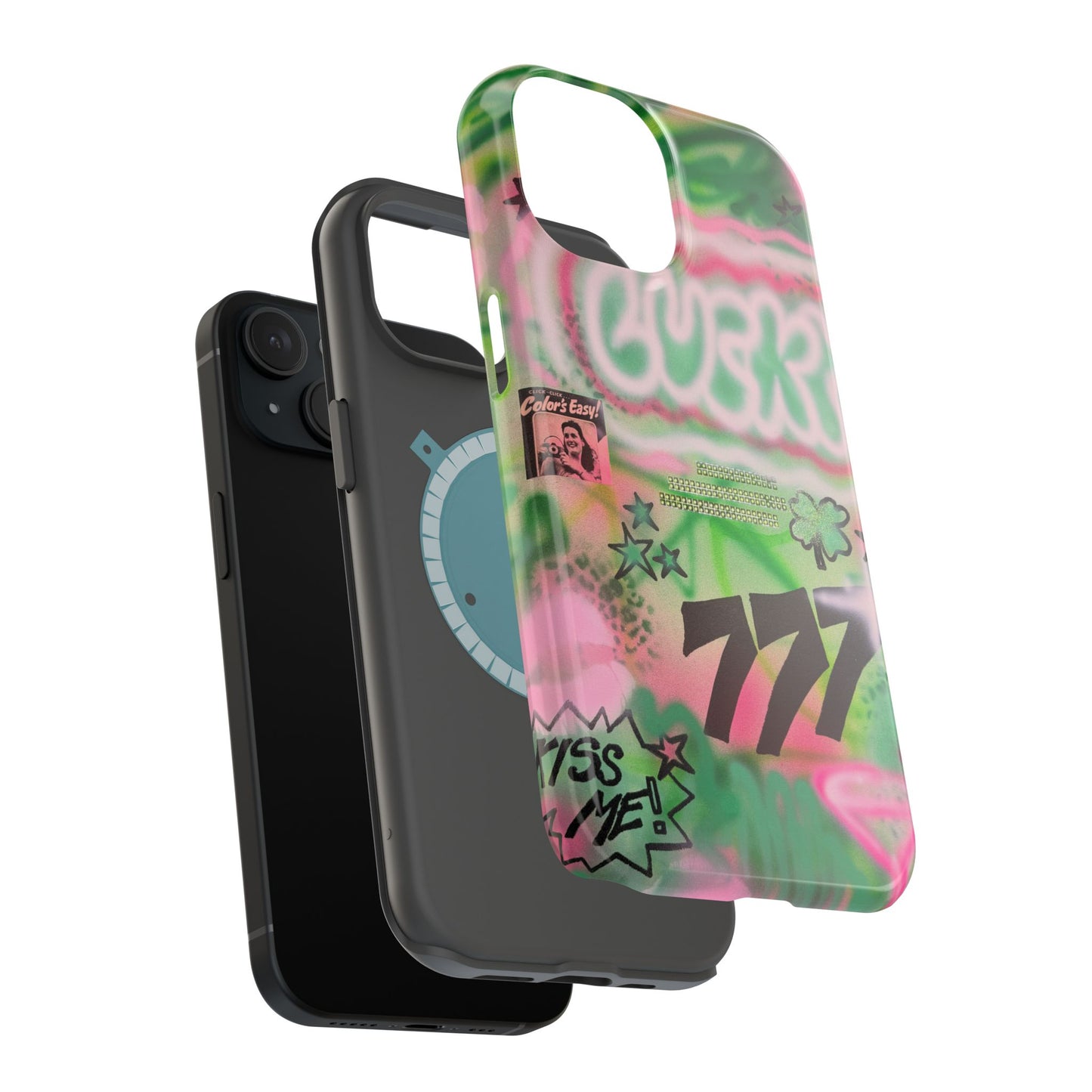 MagSafe "so lucky" airbrush iPhone case