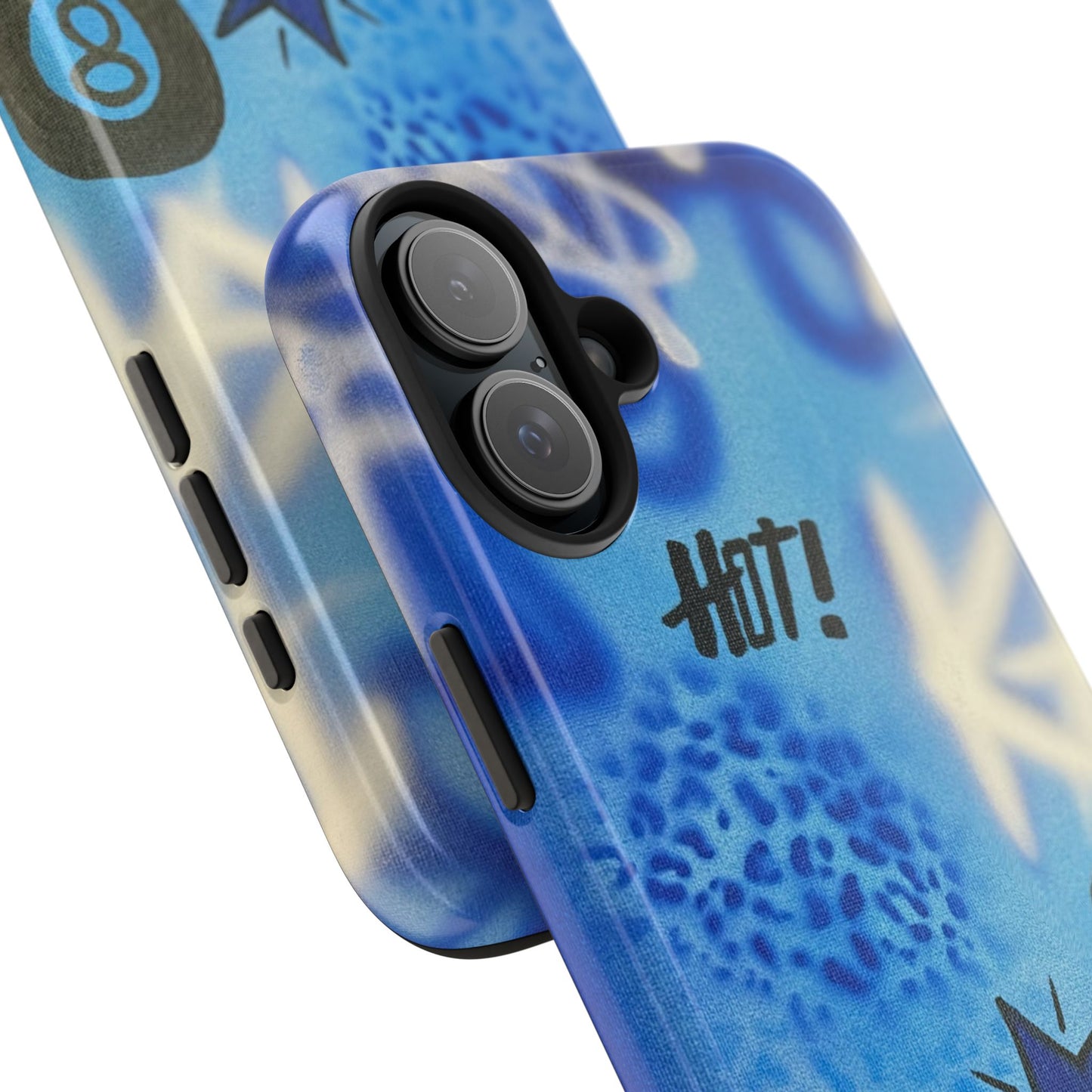 "brilliant blues" airbrush iPhone case