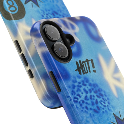 "brilliant blues" airbrush iPhone case