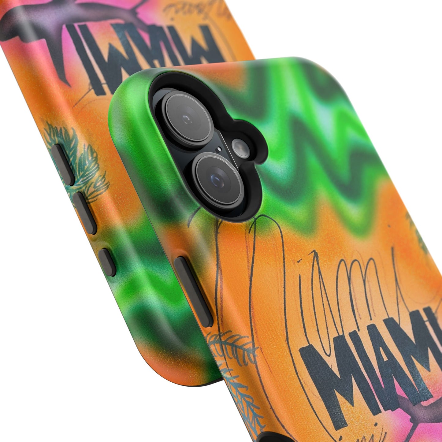 MagSafe "miami, fl" Airbrush iPhone Hülle