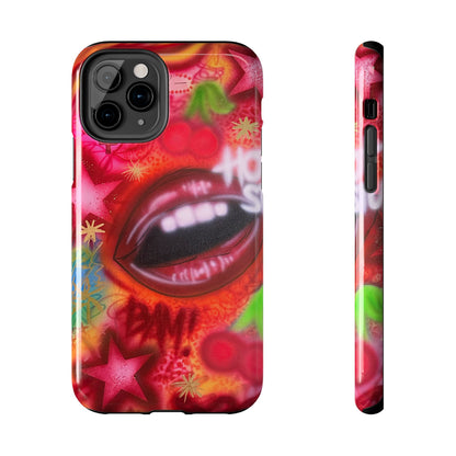 "hot stuff" airbrush iPhone case