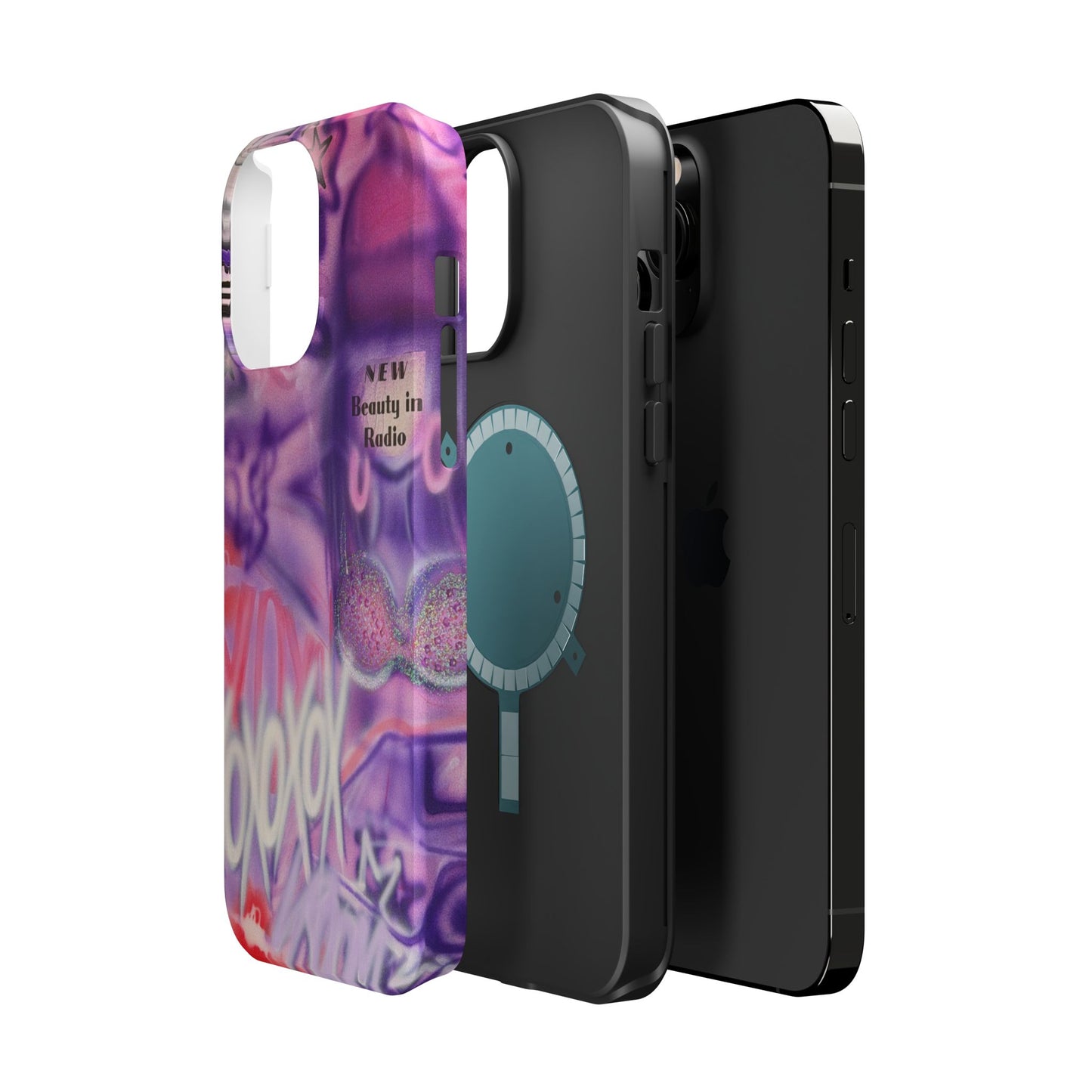 MagSafe "mic check" airbrush iPhone case