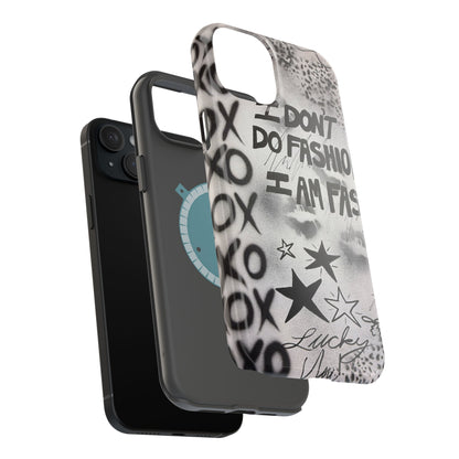 MagSafe "i am fashion" airbrush iPhone case