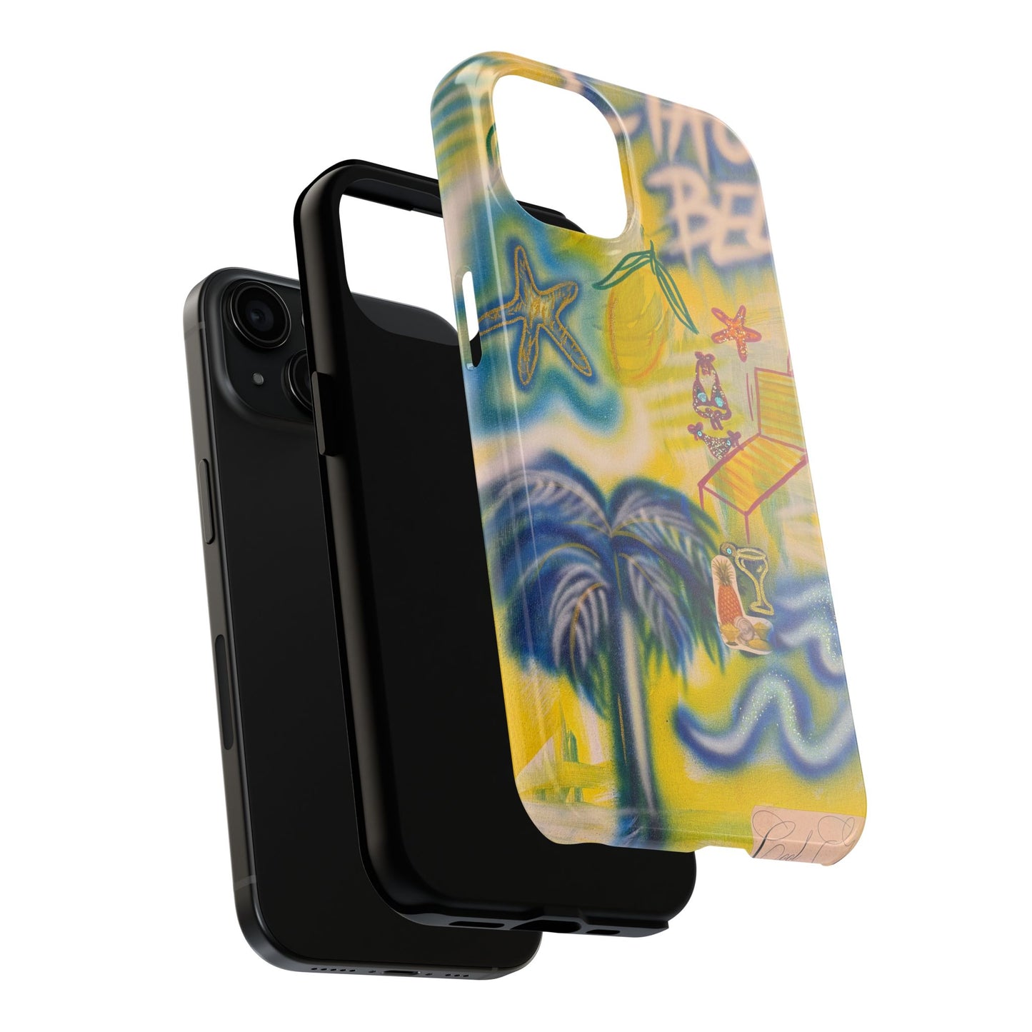 "ciao bella" airbrush iPhone case