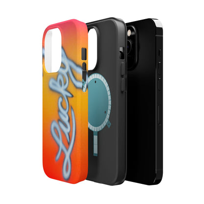 MagSafe "lucky" airbrush iPhone case