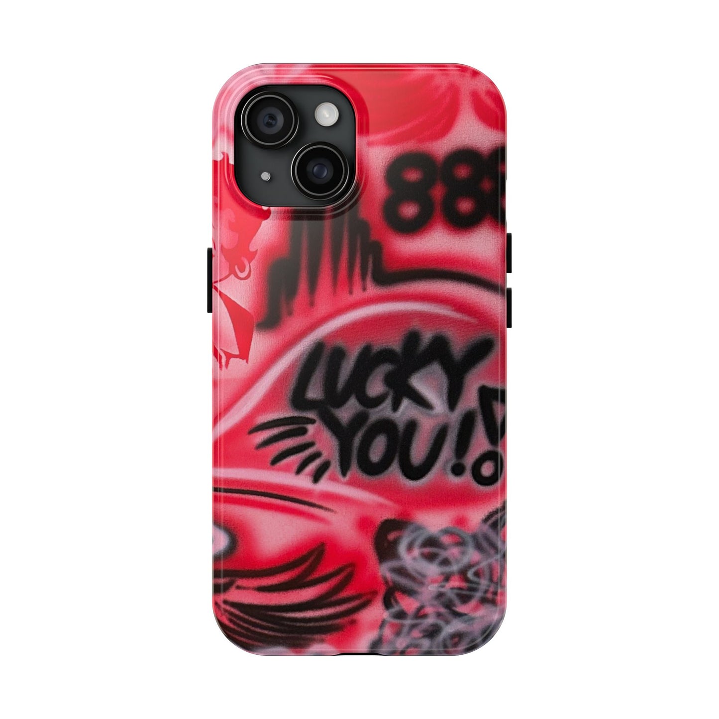 "LUCKY YOU! PT. 2" airbrush iPhone case