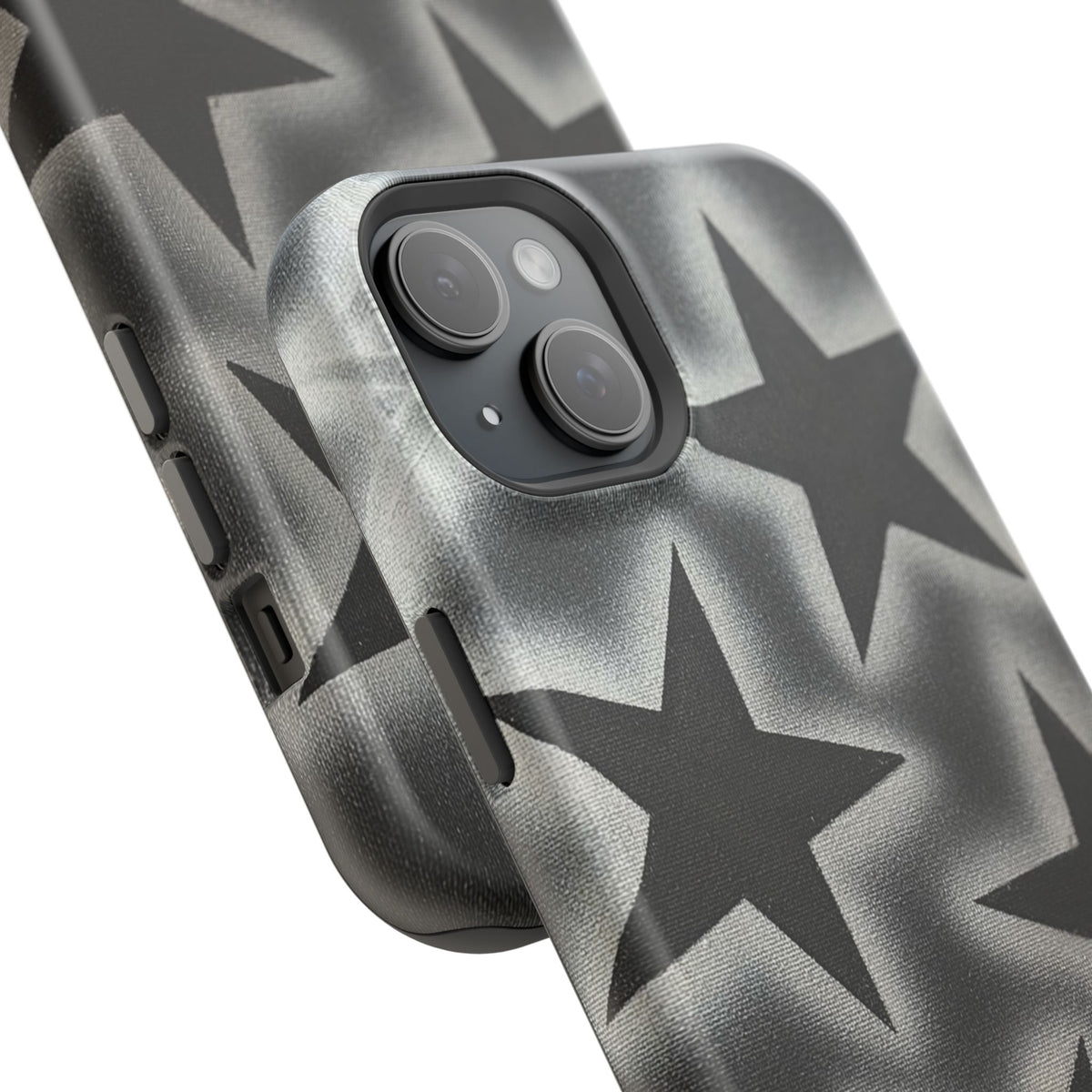 MagSafe "chrome stars" airbrush iPhone case