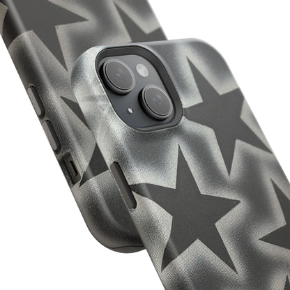 MagSafe "chrome stars" airbrush iPhone case