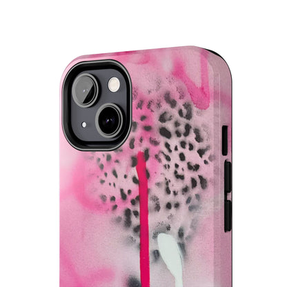 "pink cheetah" airbrush iPhone case