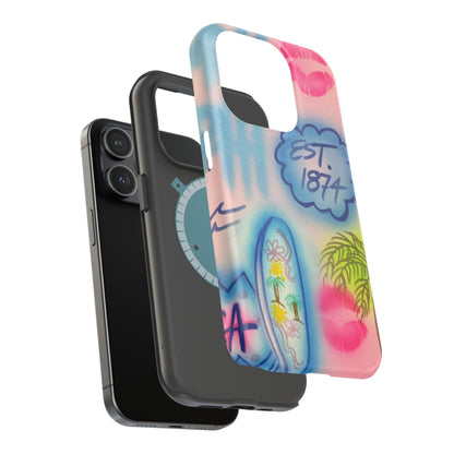 MagSafe "in the wave" airbrush iPhone case