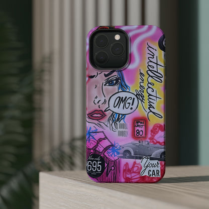 MagSafe "intellektuelle Energie" Airbrush iPhone Hülle