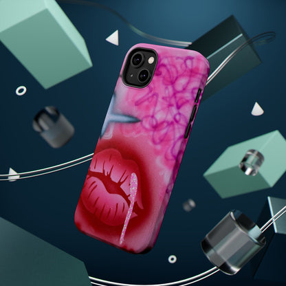 MagSafe limited edition "glitter aura" airbrush iPhone case