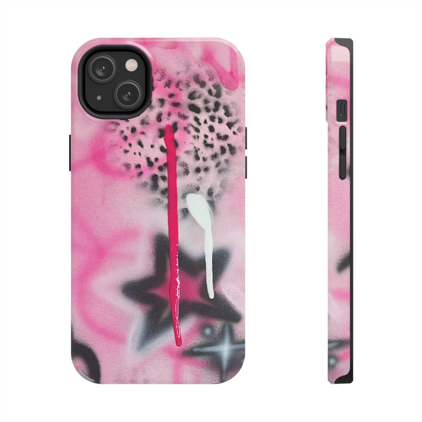"pink cheetah" airbrush iPhone case