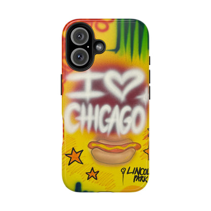 "chicago" airbrush iPhone case