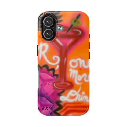 "one more drink!" airbrush iPhone case
