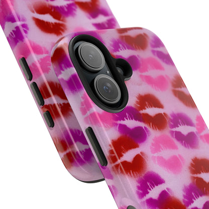 "mwah" airbrush iPhone case