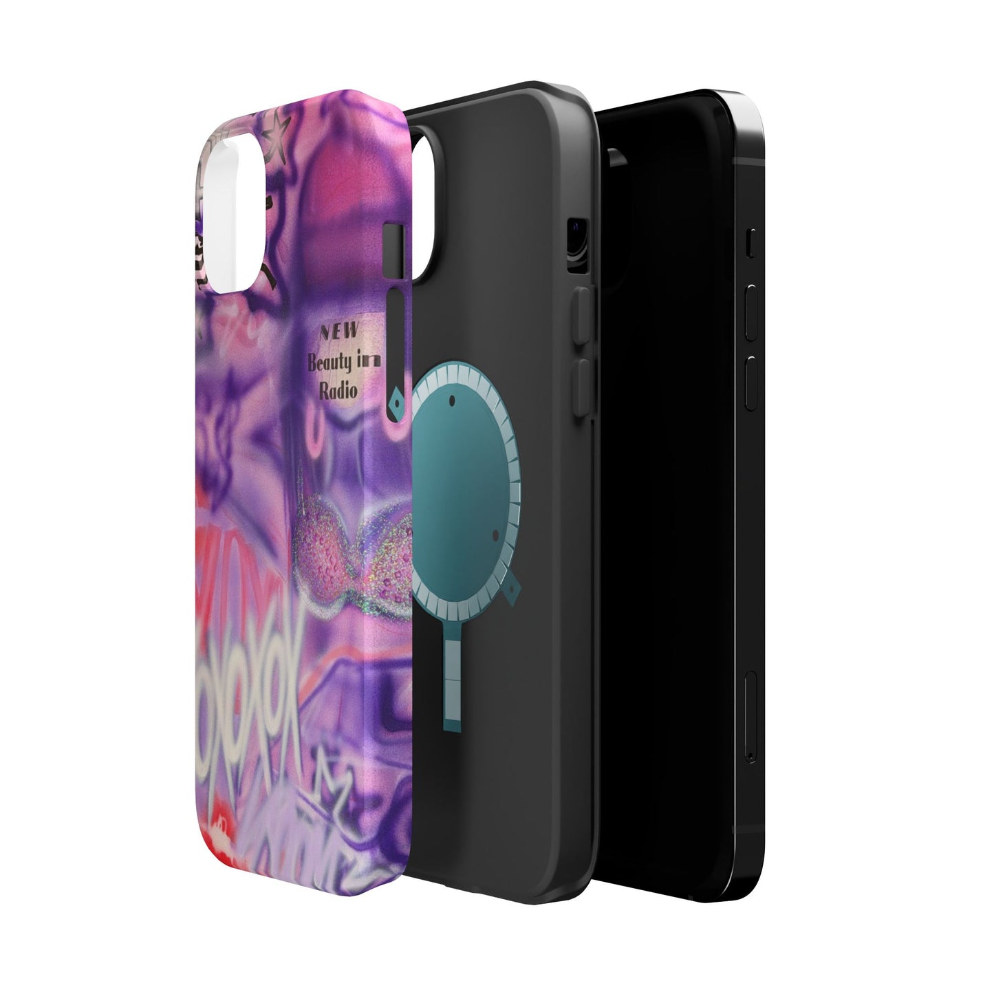 MagSafe "mic check" airbrush iPhone case