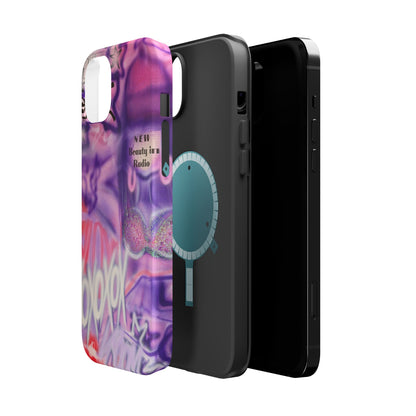 MagSafe "mic check" airbrush iPhone case