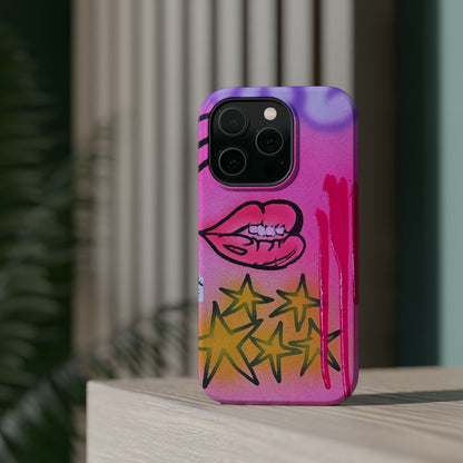 MagSafe "star drip" airbrush iPhone case