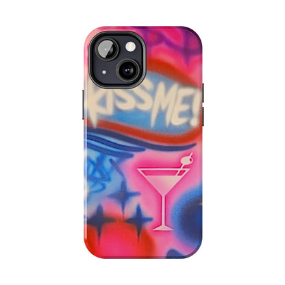 "kiss me pt. 2" airbrush iPhone case