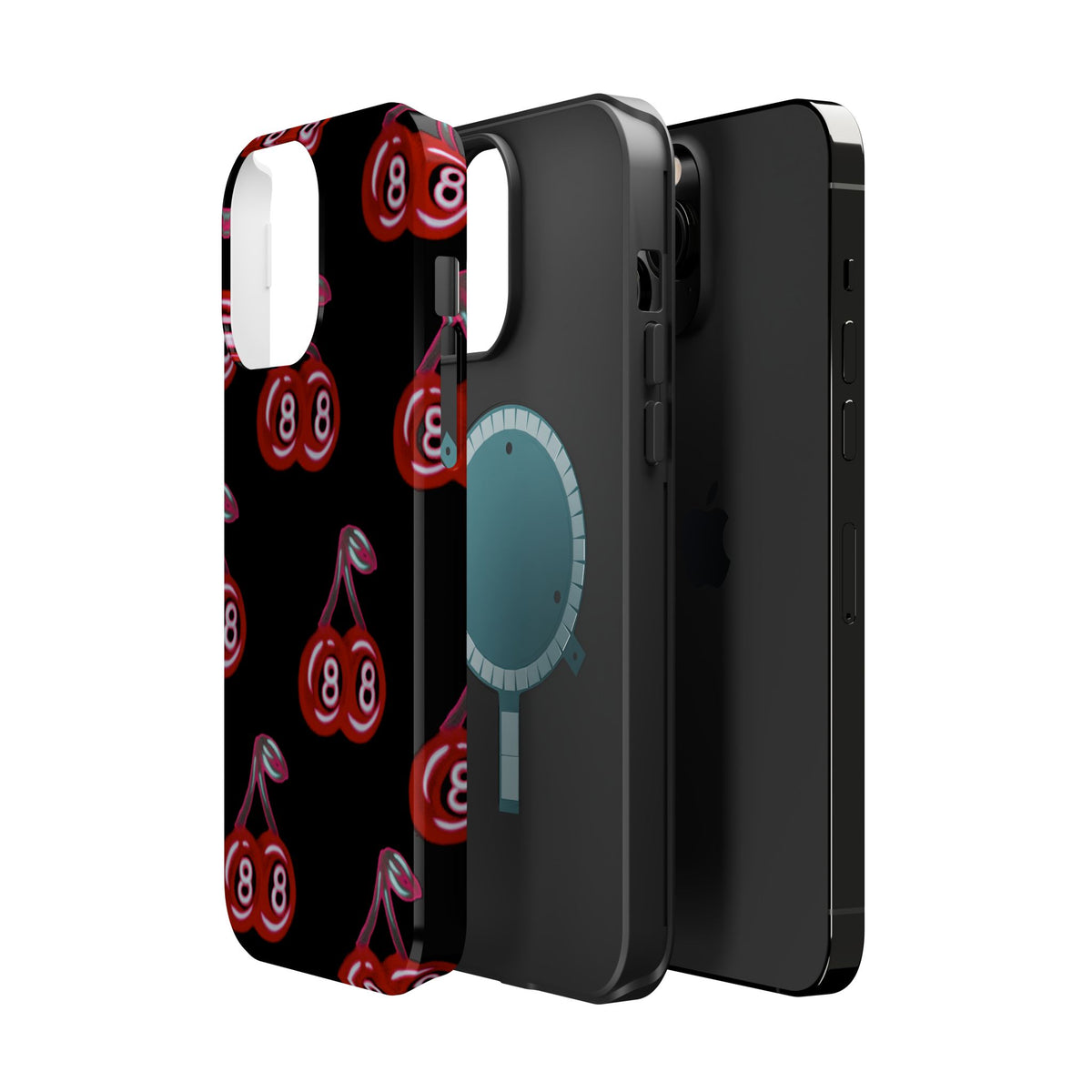 MagSafe "cami cherry" airbrush iPhone case