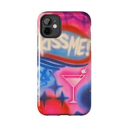 "kiss me pt. 2" airbrush iPhone case