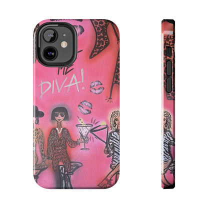 "party diva" airbrush iPhone case