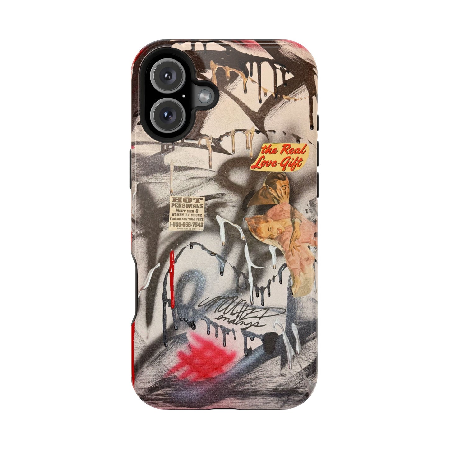 MagSafe "real love" airbrush iPhone case