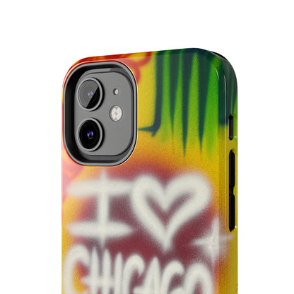 "chicago" airbrush iPhone case