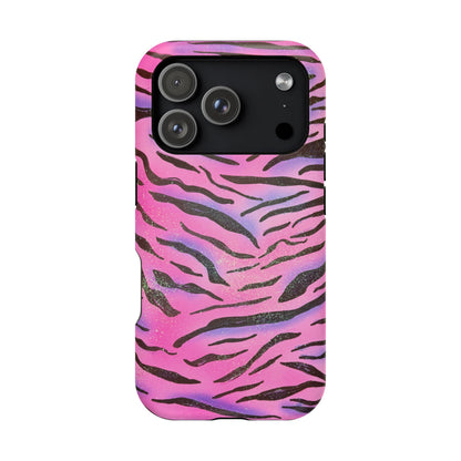 MagSafe "glitter zebra" airbrush iPhone case