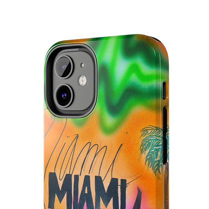 "miami, fl" airbrush iPhone case