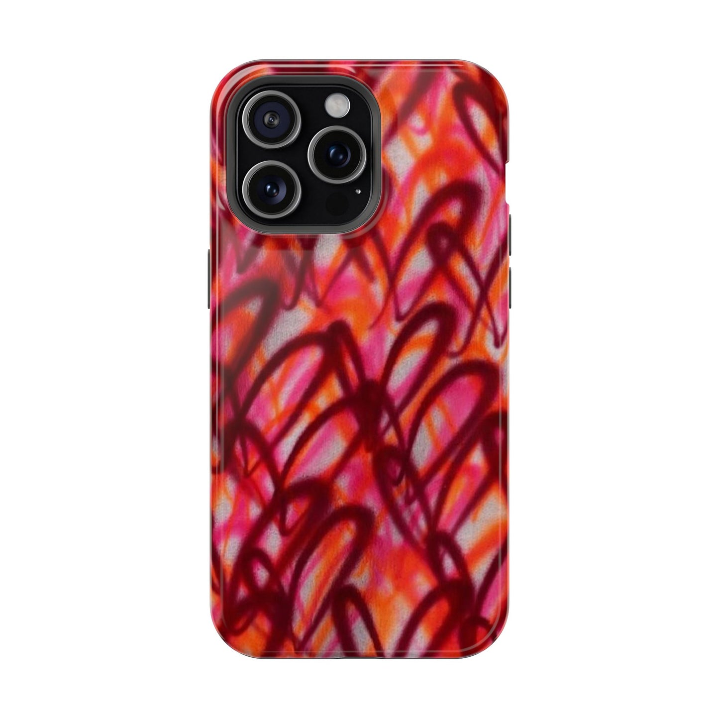 MagSafe „Graffiti Love“ Airbrush iPhone Hülle