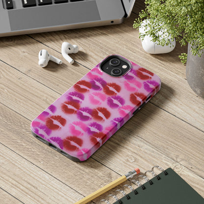 "mwah" airbrush iPhone case